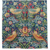 William Morris - Strawberry Thief Duschvorhang (Vorderseite)