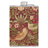 William Morris Strawberry Thief Flask Flachmann (Rückseite)