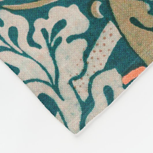 William Morris Strawberry Thief Fleece (Ecke)