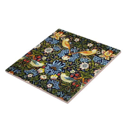 William Morris - Strawberry Thief Fliese (Seite)
