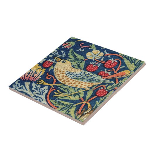 William Morris - Strawberry Thief Fliese (Seite)