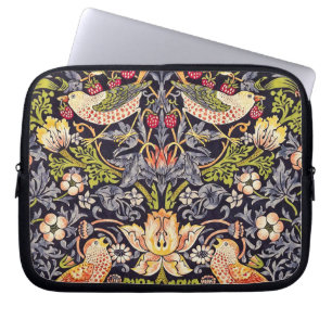 William Morris Strawberry Thief Floral Art Nouveau Laptopschutzhülle