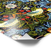William Morris, Strawberry Thief, Fotodruck (Ecke)