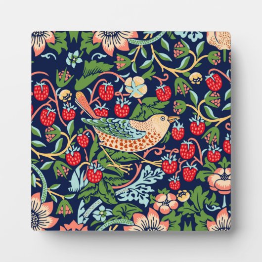 William Morris Strawberry Thief Fotoplatte (Vorderseite)