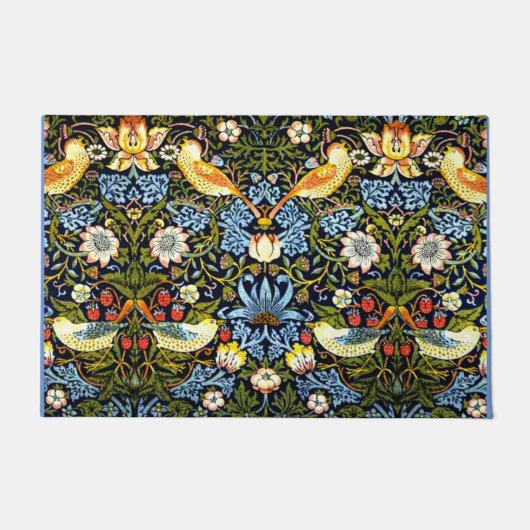 William Morris - Strawberry Thief Fußmatte (Vorderseite)