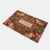 William Morris Strawberry Thief Fußmatte (Schrägansicht)