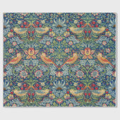 William Morris - Strawberry Thief Geschenkpapier (Flach)