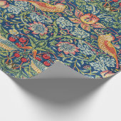 William Morris - Strawberry Thief Geschenkpapier (Ecke)