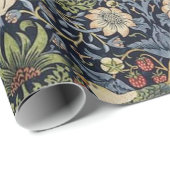William Morris Strawberry Thief Geschenkpapier (Rolleneckpunkt)