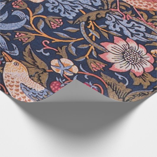 William Morris Strawberry Thief - Geschenkpapier (Ecke)