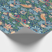 William Morris Strawberry Thief Geschenkpapier (Ecke)