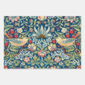 William Morris, Strawberry Thief Geschenkpapier Set (Vorderseite 2)