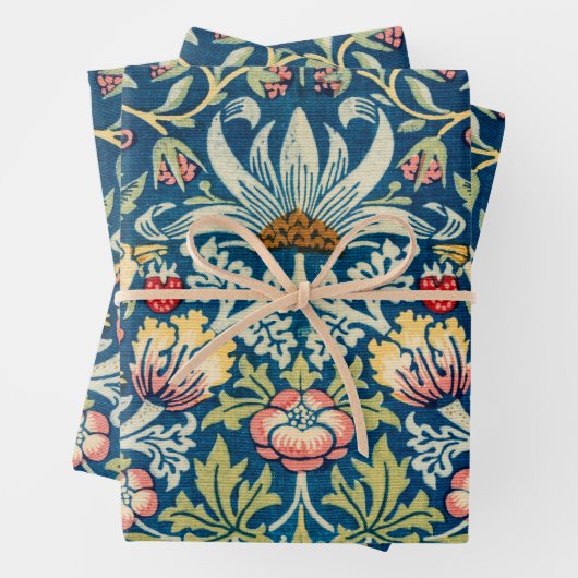 William Morris, Strawberry Thief Geschenkpapier Set (Beispiel)