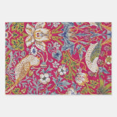 William Morris, Strawberry Thief Geschenkpapier Set (Vorderseite)