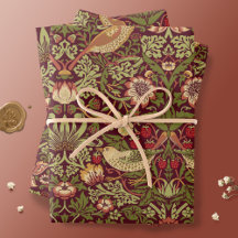 William Morris Strawberry Thief Geschenkpapier