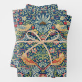 William Morris - Strawberry Thief Geschenkpapier Set (Beispiel)