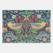 William Morris - Strawberry Thief Geschenkpapier Set (Vorderseite 3)