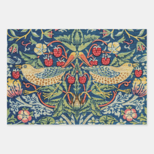 William Morris - Strawberry Thief Geschenkpapier Set