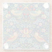 William Morris - Strawberry Thief Glasuntersetzer (Rückseite)