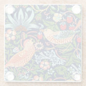 William Morris Strawberry Thief Glasuntersetzer (Rückseite)