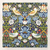 William Morris - Strawberry Thief Glasuntersetzer (Vorderseite)