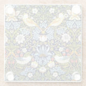 William Morris - Strawberry Thief Glasuntersetzer (Rückseite)
