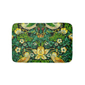 William Morris Strawberry Thief Green And Orange Badematte (Vorderseite)