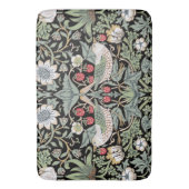 William Morris Strawberry Thief I Black Birds Badematte (Vorderseite Vertikal)