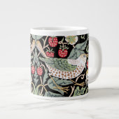 William Morris Strawberry Thief I Black Birds Jumbo-Tasse (Vorderseite Rechts)