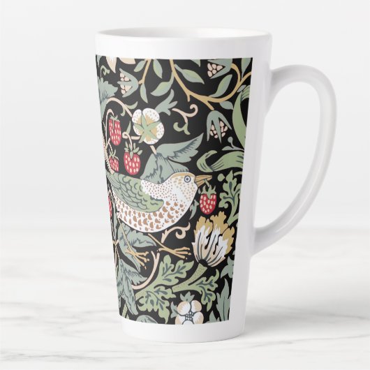 William Morris Strawberry Thief I Black Birds Milchtasse (Rechts)
