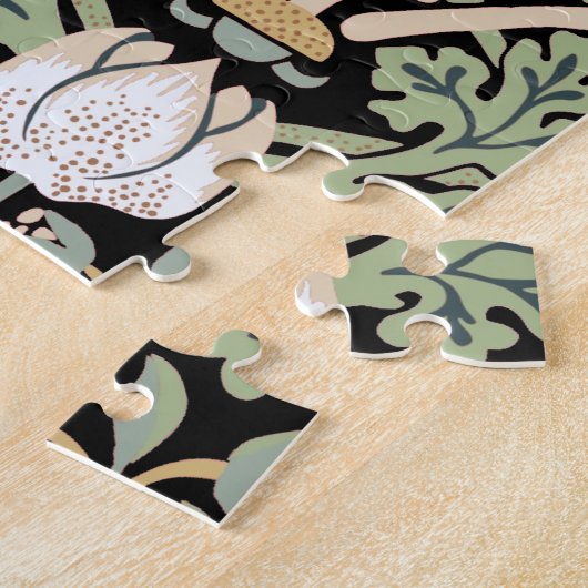 William Morris Strawberry Thief I Black Birds Puzzle (Seite)