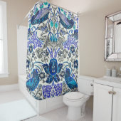 William Morris Strawberry Thief - Invertiert Duschvorhang (Beispiel)