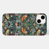 William Morris Strawberry Thief IPhone 14 Case (Rückseite (Horizontal))
