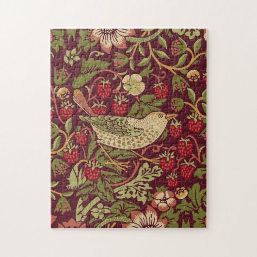 William Morris Strawberry Thief Jigsaw Puzzle (Vertikal)
