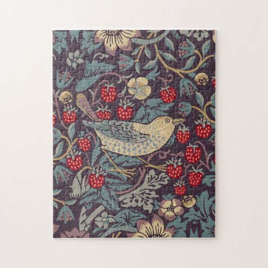 William Morris Strawberry Thief Jigsaw Puzzle (Vertikal)
