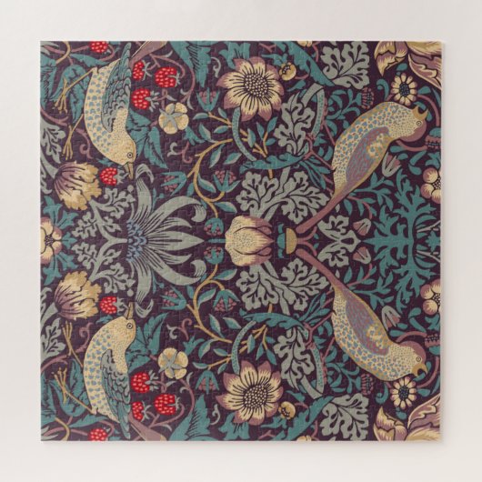 William Morris Strawberry Thief Jigsaw Puzzle (Horizontal)
