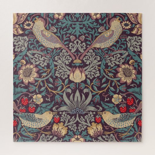 William Morris Strawberry Thief Jigsaw Puzzle (Vertikal)