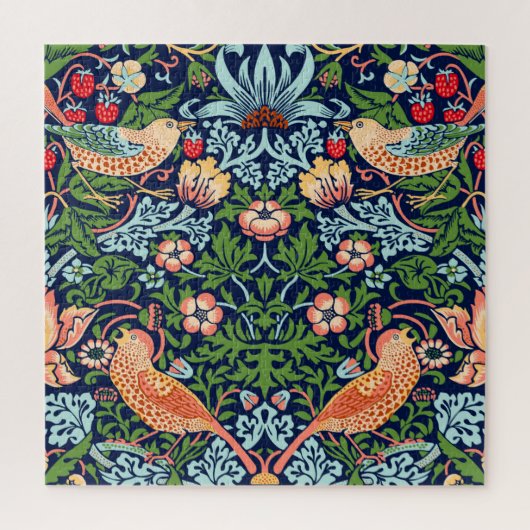 William Morris Strawberry Thief Jigsaw Puzzle (Vertikal)