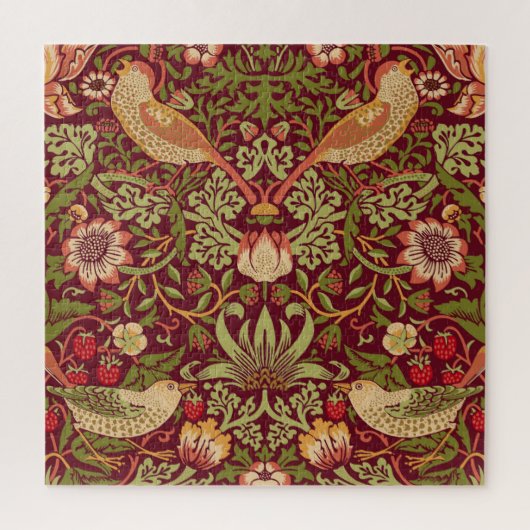 William Morris Strawberry Thief Jigsaw Puzzle (Vertikal)