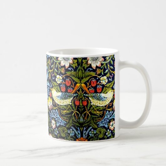 William Morris - Strawberry Thief Kaffeetasse (Rechts)