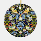 William Morris, Strawberry Thief, Keramik Ornament (Vorne)
