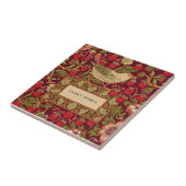 William Morris Strawberry Thief Keramik Tile Fliese (Seite)