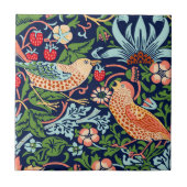 William Morris Strawberry Thief Keramik Tile Fliese (Vorderseite)