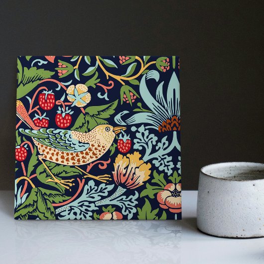 William Morris Strawberry Thief Keramik Tile Fliese