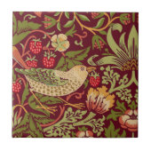 William Morris Strawberry Thief Keramik Tile Fliese (Vorderseite)