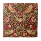 William Morris Strawberry Thief Keramikfliese (Vorderseite)