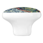 William Morris - Strawberry Thief Keramikknauf (Seitenansicht)