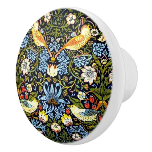 William Morris, Strawberry Thief, Keramikknauf (Rechts)