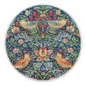 William Morris - Strawberry Thief Keramikknauf (Vorderseite)