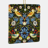 William Morris - Strawberry Thief Keramikornament (Rechts)